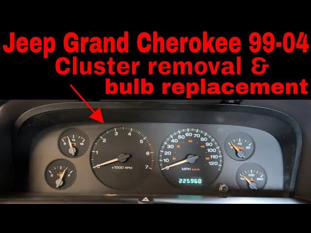 Jeep Grand Cherokee Cluster Removal & Bulb Replacement (99-04 WJ)