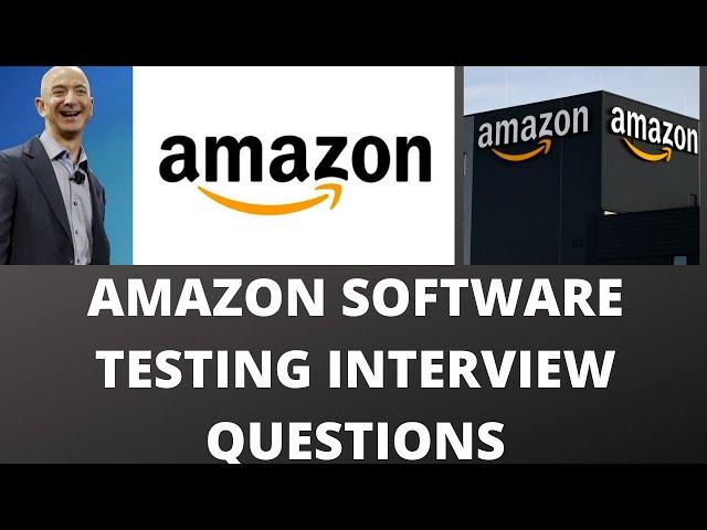 Amazon Interview Question| Test Case Interview Q&A| Amazon S/W Testing Interview Questions| Amazon