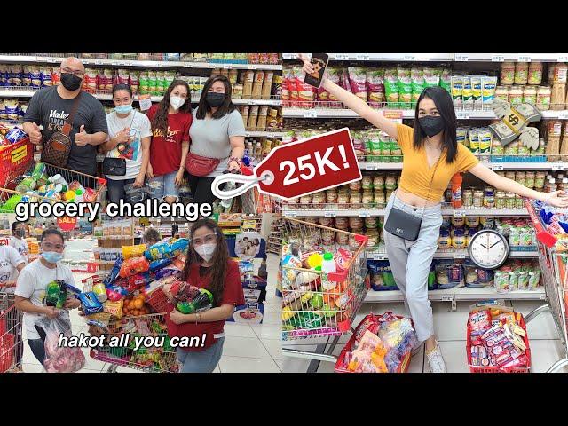 HAKOT ALL YOU CAN CHALLENGE GROCERY EDITION (NAKA 25K!!!) | Wendie Lao