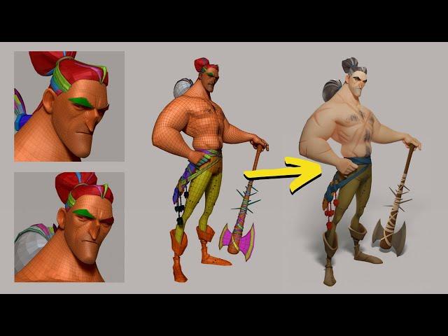 How to Create 3D Characters in ANY Software - Breakdown Tutorial