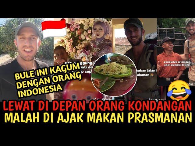 Bule Ini Kagum Hanya Di Indonesia Orang Asing Bisa Ikut Gabung Di Kondangan Orang