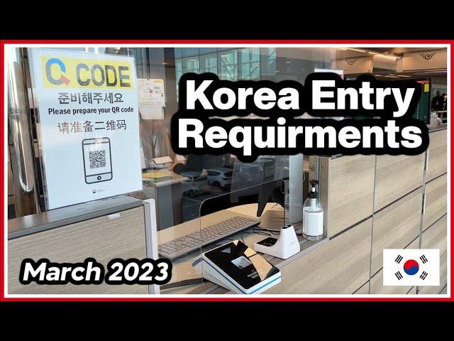 Korea Entry Requirements 2023 Walkthrough (Enter South Korea with me)