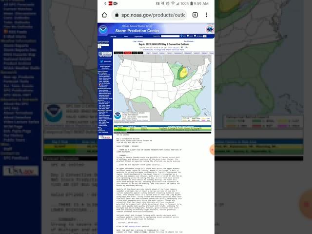 Severe Weather Forecast: 9-6-21 to 9-14-21