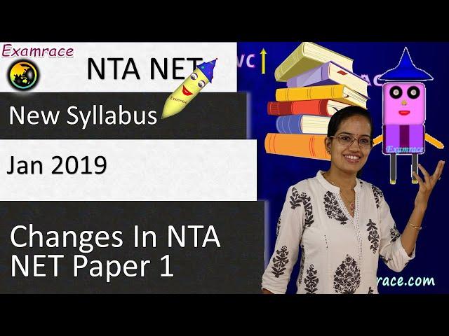 Changes in NTA UGC NET JRF Paper 1 Syllabus - Jan 2019 (Important Topics)