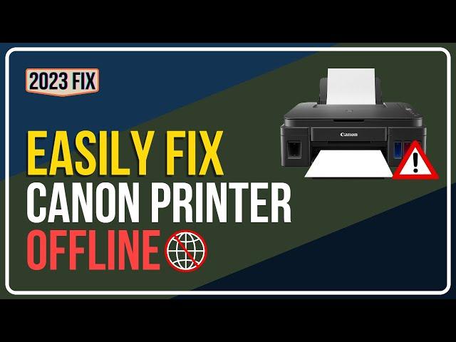 FIX Canon Printer Is Offline | Canon Printer Not Printing [WORKING FOR WINDOWS 11 & 10]