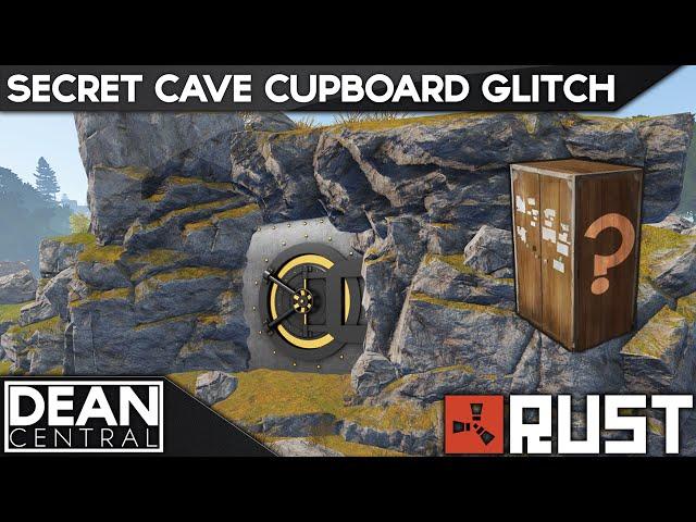 Secret Cave Tool Cupboard Glitch | Advanced Rust Building #13