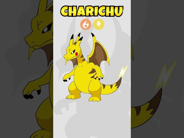 PIKACHU and CHARIZARD FUSION! Pokemon #shorts