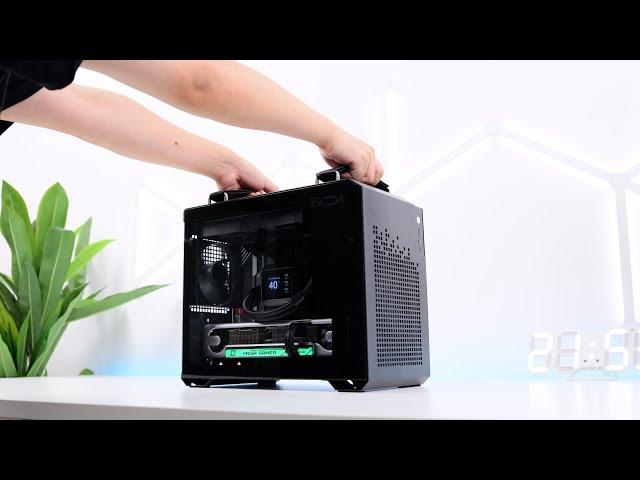 University dormitory magic machine | Double handle compact Matx case | GAMER X X300 Build