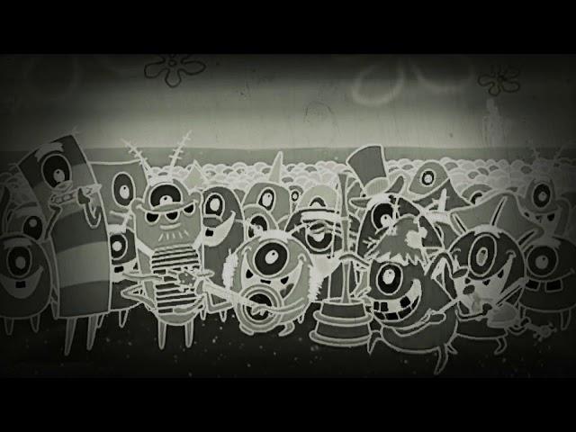 Spongebob squarepants plankton’s army colorful