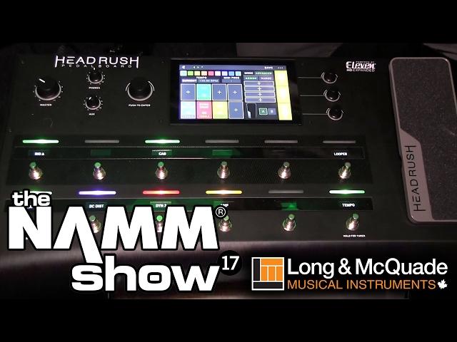 L&M @ NAMM 2017: HeadRush Pedalboard