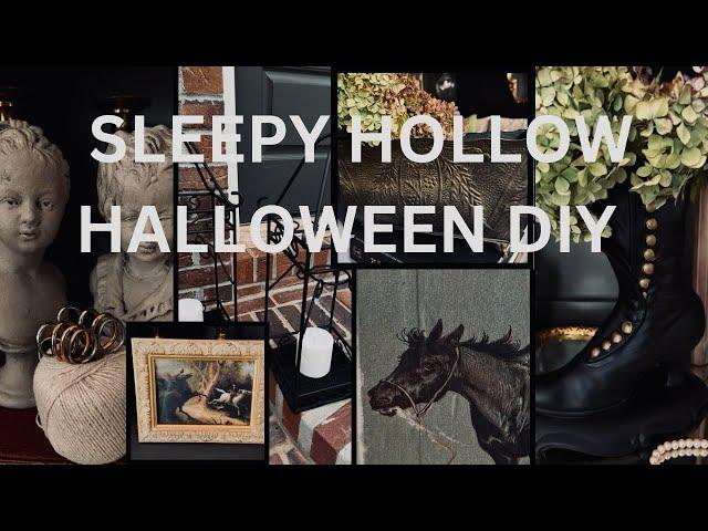 Transforming Thrifted Items into Chilling Legend of Sleepy Hollow Halloween Decor-Six Moody Projects