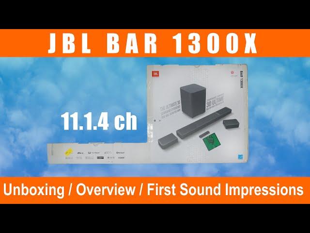 JBL Bar 1300X Unboxing / Overview / First Sound Impressions