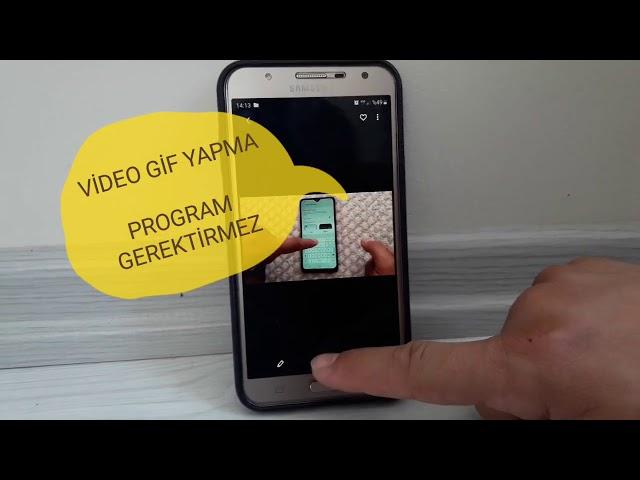 Video gif yapma (program gerektirmeden)