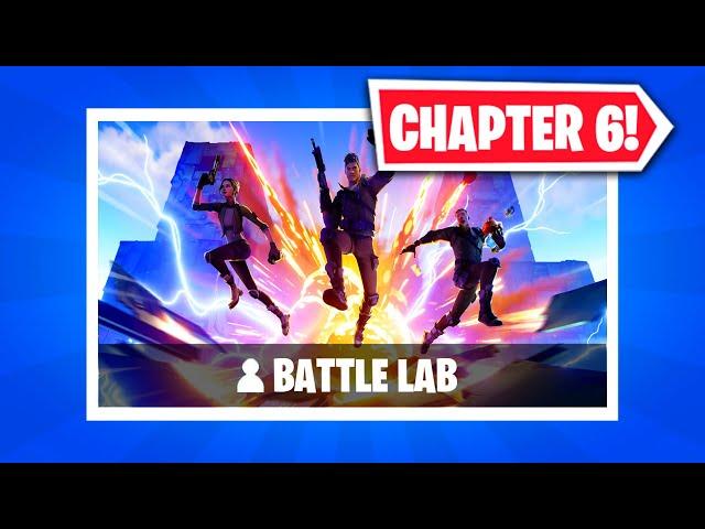 HOW TO PLAY BATTLE LAB CODE IN FORTNITE CHAPTER 6!