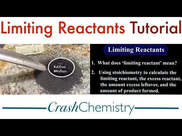 Limiting Reactants Tutorial: How to find Limiting Reactants/Limiting Reagents using Stoichiometry