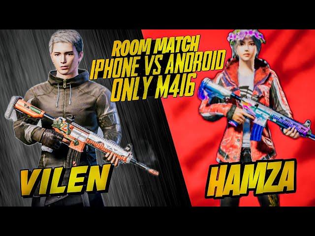 VILEN vs HAMZA | Android vs iPhone | M416 Room Match ( 1v1 ) PUBG MOBILE #vilenplays69