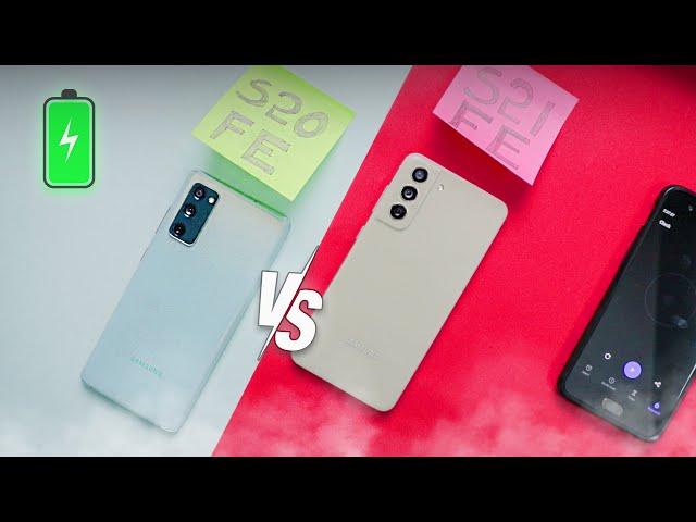 Samsung Galaxy S21 FE (888) vs S20 FE Battery Drain Test || S21 FE vs S20 FE