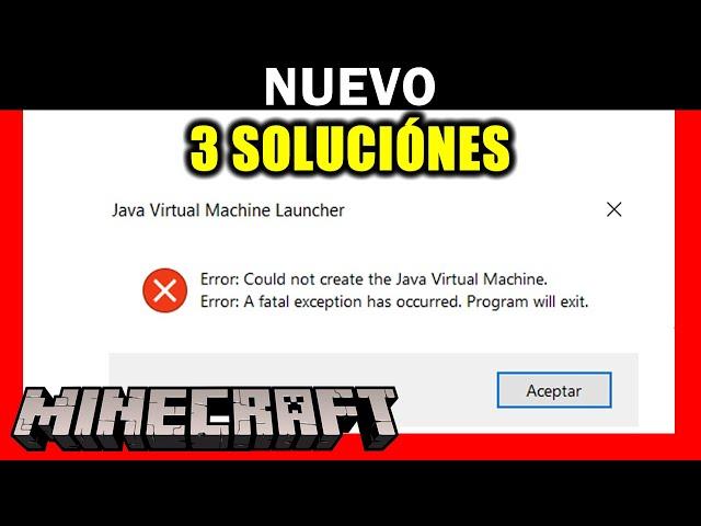  ERROR Could Not Create the JAVA VIRTUAL MACHINE Launcher  Windows 11/10, MINECRAFT, FENIX