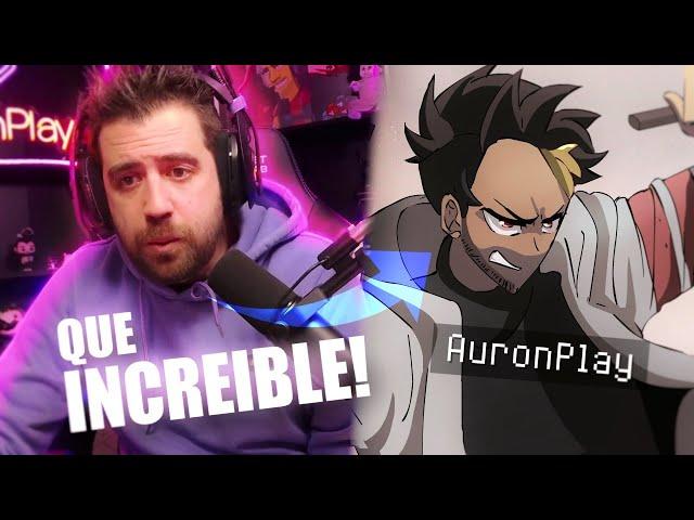 AURON REACCIONA a mi OPENING de MINECRAFT EXTREMO "le parece increible"