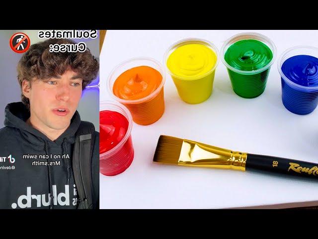 Text To Speech  ASMR Satisfying Art || @Devin Caherly || POVs Tiktok Compilations 2024 #19