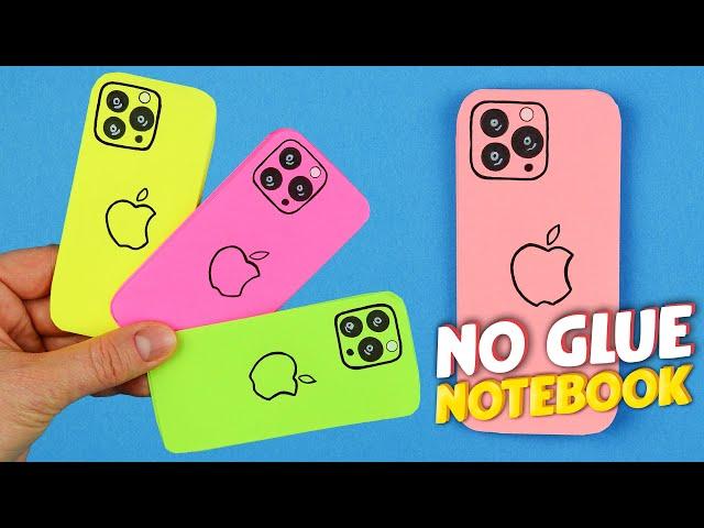 How to Make Iphone 15 Pro Notebook No Glue |  Paper Craft Ideas