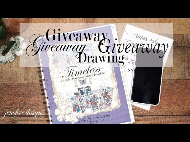 Timeless ~ Giveaway Drawing June 7, 2024 ~And the winners are.....