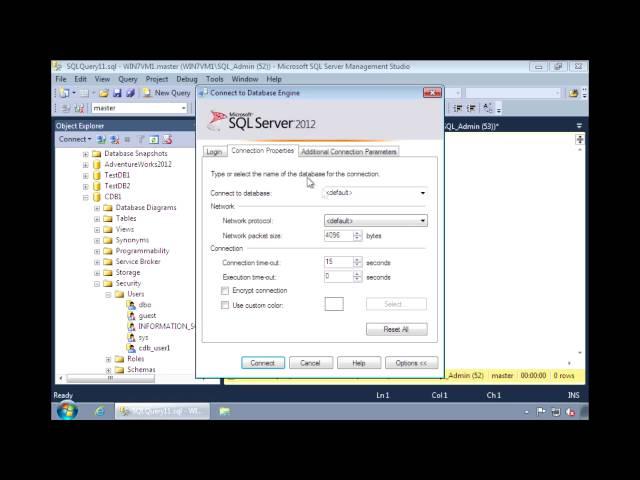 SQL Server 2012 - Contained Databases