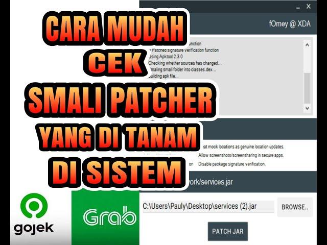 Cara Cek Smali Patcher Terbaru yang sudah ditanam/belum