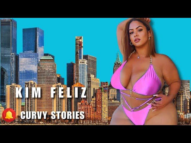 Kim Feliz  plus size wiki-curvy model bio & Try on haul-Body Positive