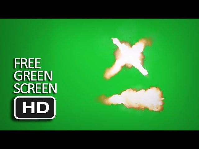 Free Green Screen - Muzzle Flash Automatic Fire