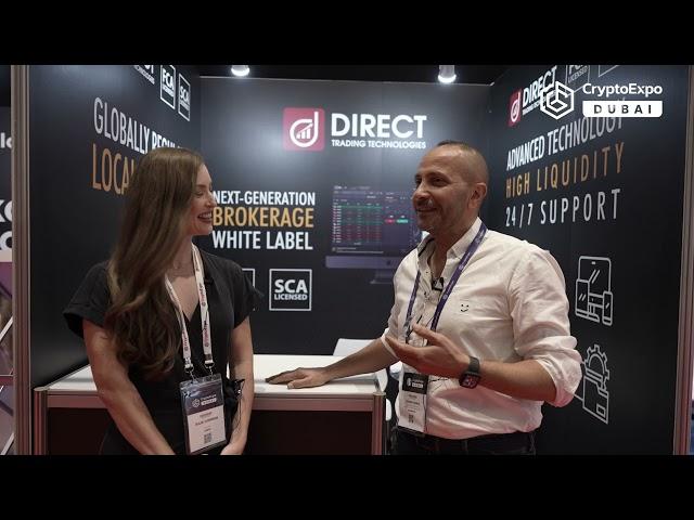 Interview of DIRECT TRADING TECHNOLOGIES at Crypto Expo Dubai 2023