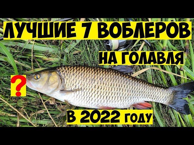 ТОП 7  Лучшие воблеры на ГОЛАВЛЯ в 2022 году! Ловля Голавля на Спиннинг! Рыбалка на голавля! Голавль