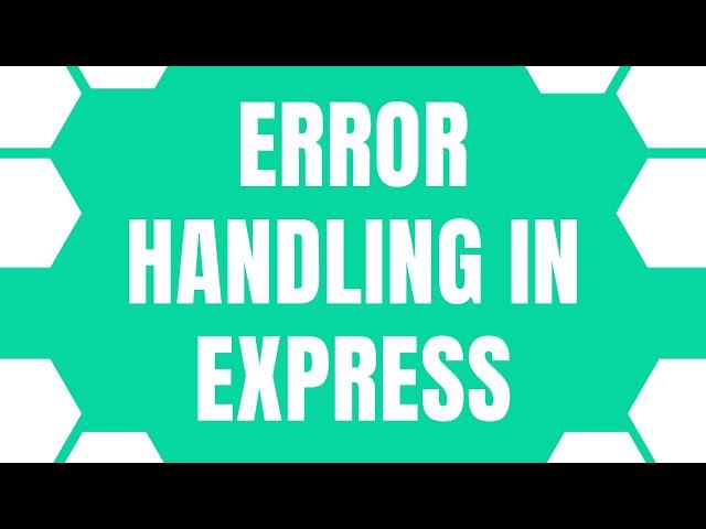 Error Handling in Express