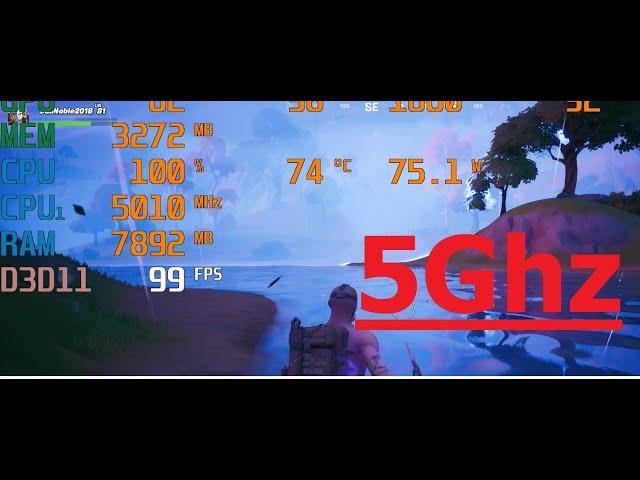 1080p Competitive, Overclock, Fortnite, I3 9350kf, GTX 1660TI, Testing Game FPS