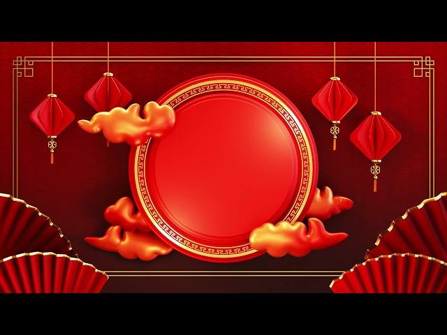 Loop Animation for Chinese New year Background | Free Stock Footage