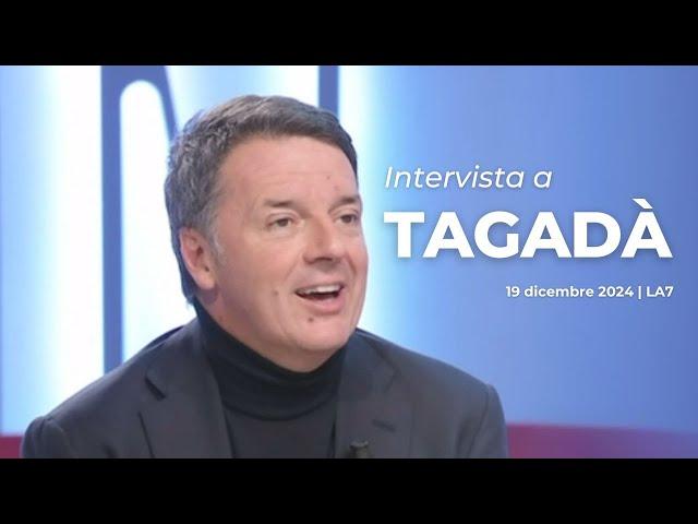 Matteo Renzi ospite a Tagadà | 19/12/2024