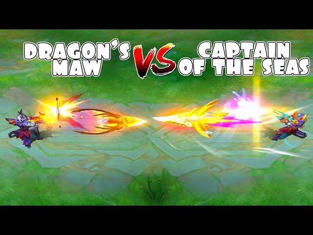 Clint Dragon's Maw VS Captain of the Seas Skin Comparison