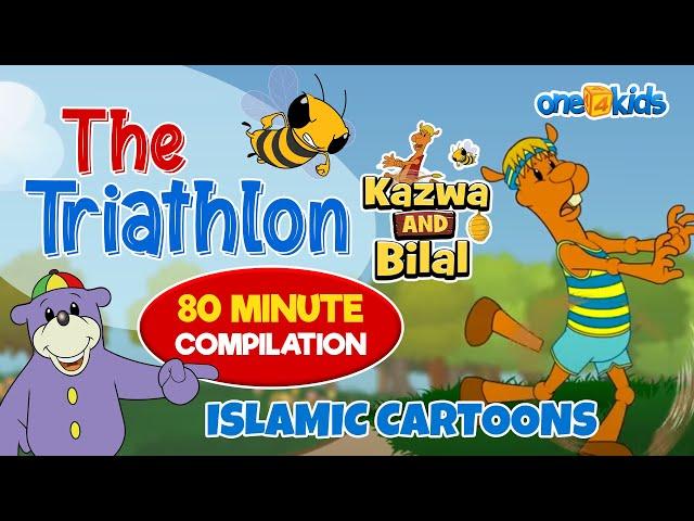 Kazwa & Bilal 80 Minute Compilation | Islamic Cartoons For Kids