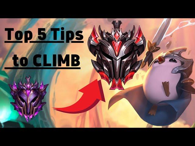 Top 5 Tips to CLIMB in TFT! Guide from a GRANDMASTER