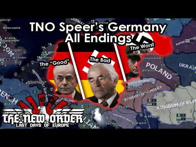 TNO Speer's Germany | Timelapse | All Endings