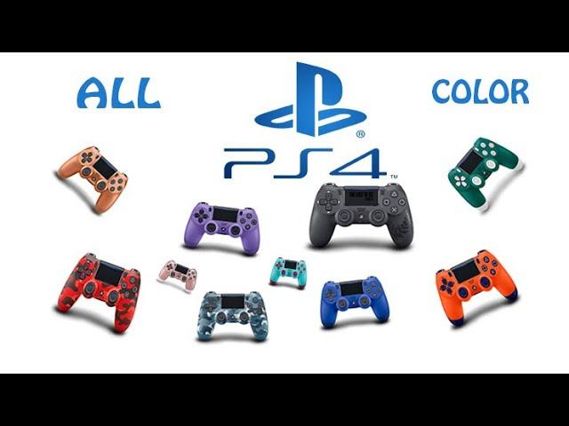 All official PlayStation 4 controller colors from Sony