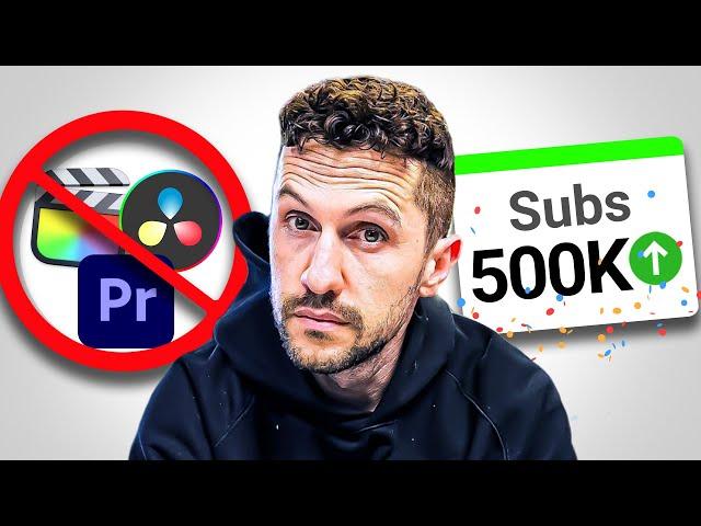 How This YouTuber Grew 500,000 Subscribers with No Editing!