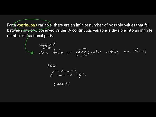 Discrete vs Continous