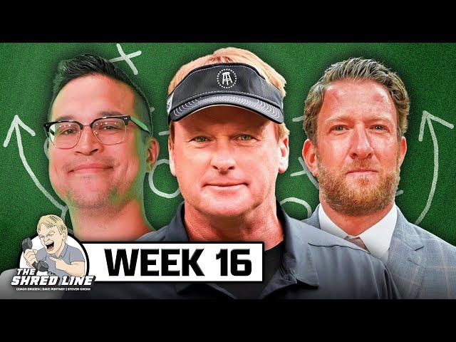 The Shred Line with Coach Gruden, Dave Portnoy and Steven Cheah | Week 16