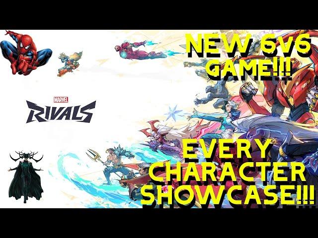 Marvel Rivals All abilities and Full character Showcases!