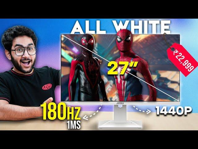 I Found Almost Perfect 1440P Gaming Monitor Under Rs.25,000/- | MSI MAG 274QRFW