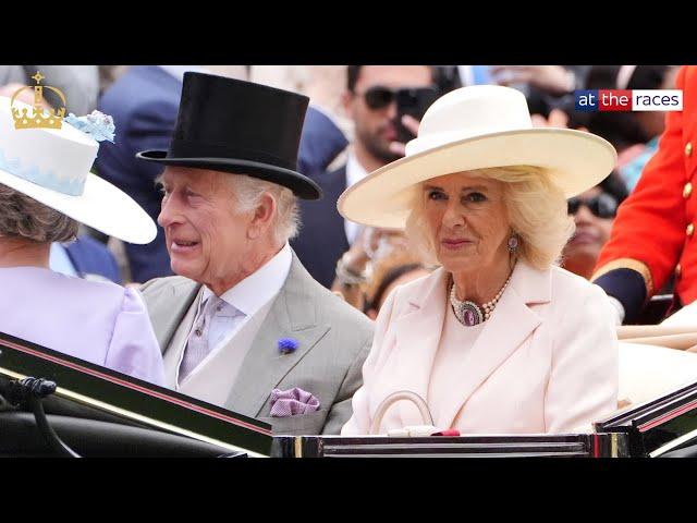 King Charles III and Queen Camilla lead Royal procession at Royal Ascot Day 5!