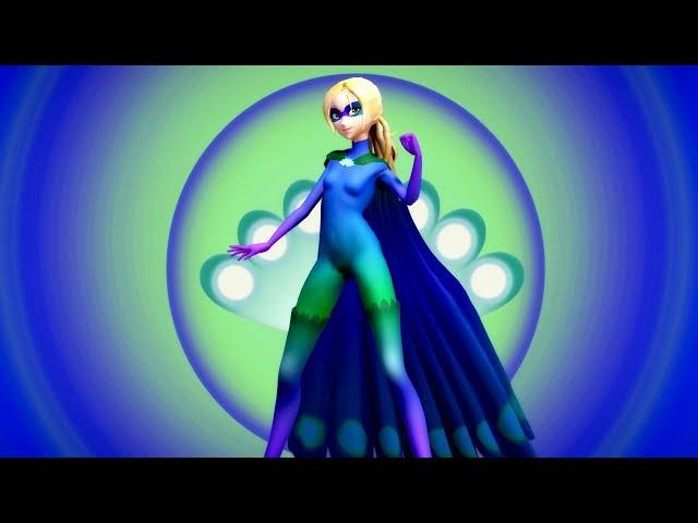 [Miraculous Ladybug] Le Paon transformation : Emilie Agreste (fan animation)