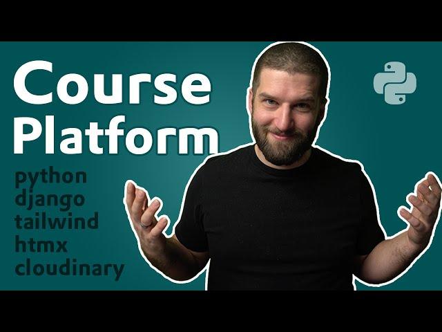 Python Tutorial: Build a Course Platform with Django, HTMX, TailwindCSS and Cloudinary.