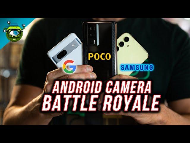 Android Camera Battle | Google Pixel 7A vs Samsung A54 vs POCO F5 Pro